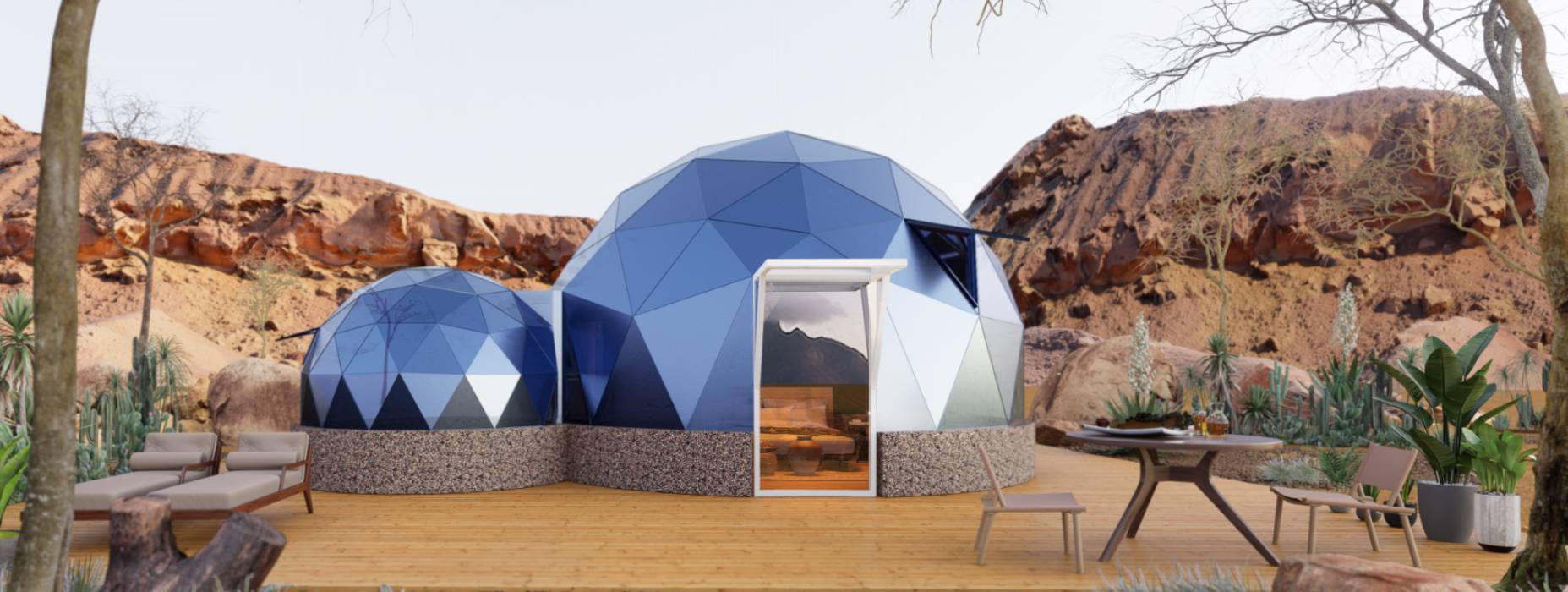 噶尔县球形智能光伏玻璃星空房